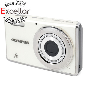 【中古】OLYMPUS CAMEDIA FE-4000 ホワイト/1200万画素 [管理:303100966]