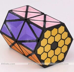 角型の3D印刷キューブ,フレーク付き六角プリズムパン,ピンクパールコレクション/Color silk Limite/