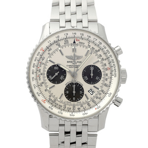 ブライトリング BREITLING ナビタイマー A022G26NP 日本限定 AB012012/G826 シルバー/グレー文字盤 中古 腕時計 メンズ