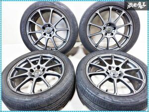 A-TECH Schneider Plesto シュナイダー プレスト 18インチ 7.5J +38 5穴 PCD114.3 ホイール NANKANG NNKNG AS-1 225/50R18 95H タイヤ