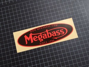 Megabass　Sticker SINCE 1986 メガバス　ステッカー　シール 赤/浜松　伊東由樹 yuki ITO シーバス/ブラックバス/BLACK BASS/グリフォン 