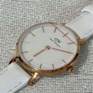 ダニエルウェリントン Daniel Wellington DW00600249 ピンクゴールド レディース 28mm 長期保管品 電池交換済み 腕時計 NO.5