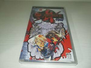 PSP 新品未開封 ギルティギア イグゼクス シャープリロード GUILTY GEAR XX #RELOAD アオリロ