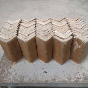 陶芸　L型支柱　約115ｍｍ　50本　カケ汚れソリ等有り　中古