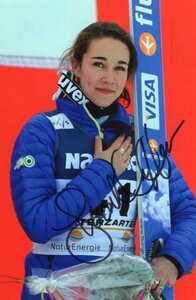 【UACCRD】サラ・ヘンドリクソン直筆サイン■米国女子スキージャンプ選手■