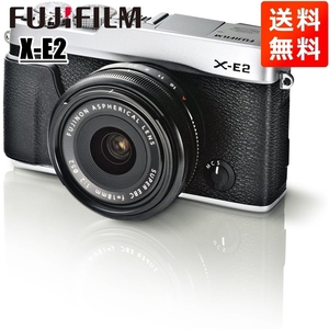 富士フイルム FUJIFILM X-E2 18mm 2 単焦点 レンズキット シルバー ミラーレス一眼 カメラ 中古