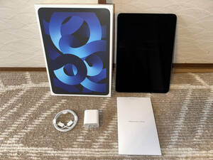 【動作確認済】iPad Air 10.9インチ(最新第5世代) 64GB Wi-Fiモデル ブルー