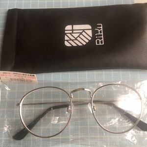 リクRikuDA3-1度付き サングラス 度数-1.0 シルバー メガネ