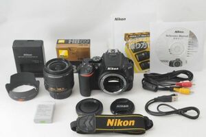 [美品] Nikon ニコン D5500 + 18-55mm II レンズ #1410AB