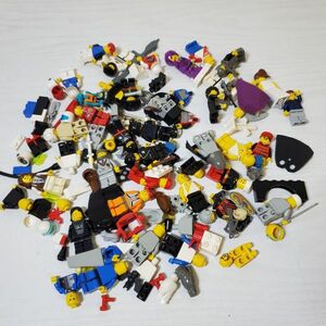 ●LM34【送120】1円～ LEGO レゴ 42000 42007 9390 70503 他 レゴバラ ミニフィグ 大量まとめセット 約10Kg ジャンク テクニック