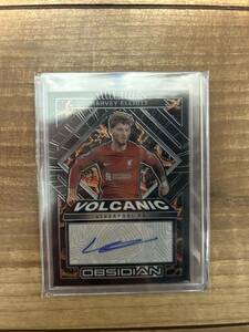 Panini 2023-24 Obsidian Soccer Liverpool FC Harvey Elliott ハーヴェイ・エリオット Volcanic Auto 199枚限定 直筆サインカード