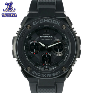 CASIO カシオ　G-SHOCK　ジーショック　GST-W100G-1BJF　ブラック　ステンレス/ラバー/ソーラー電波　メンズ　中古A【辻屋質店W0410】