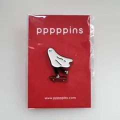 台湾ブランド pppppinsのピンバッジ　ゴースト
