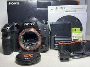 ◆美品◆SONY ソニー SLT-A99V デジタル一眼レフカメラ ボディ 32GBメモリ 元箱 6ヶ月動作保証 