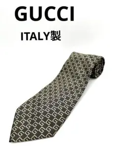 刺繍 GUCCI グッチ ネクタイ イタリア製 シルク 100%