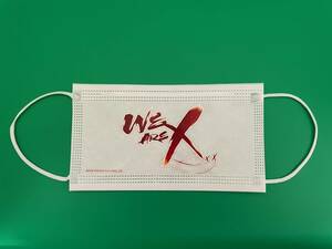 X JAPAN 映画『WE ARE X』入場者プレゼント品　マスク　白色　送料84円