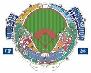 横浜DeNA vs 中日 5月18日 内野指定席Ｃ 3塁側 通路側 ペア