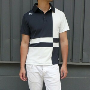 Мサイズ！ゴルフ ギャング 　ゴルフウェア メンズ シャツ トップス ポロシャツ半袖ポロシャツメンズ 新品 日本製 速乾・吸収
