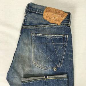 SUGAR CANE シュガーケーン UNION STAR JEANS スタージーンズ 065 SC40065 W36 L34 セルビッチ 隠しリベット ボタンフライ ユーズド加工