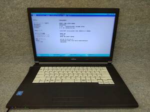 富士通 LIFEBOOK A576R Celeron 3855U Bios確認 ジャンク 2292