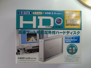 【②-D5】HDC-UX500 500GB 外付けハードディスク