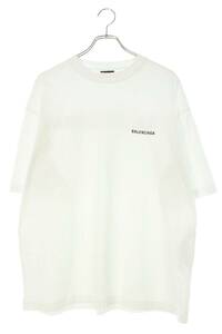 バレンシアガ BALENCIAGA 612966 TIVG5 サイズ:M バックロゴプリントTシャツ 中古 OM10