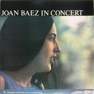 ◆LP ジョーン・バエズJoan Baez ♪In Concert☆Vanguard VALP-11863