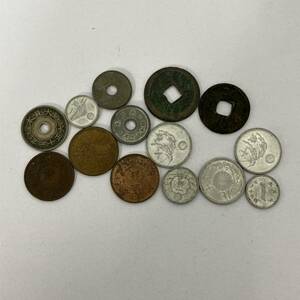 【TN0516】古銭 硬貨 コレクション 穴銭 アンティーク コイン 十銭 貨幣 まとめ 趣味 昔のお金 穴銭 アルミ銭 収集 