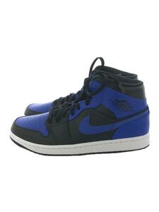 NIKE◆AIR JORDAN 1 MID_エア ジョーダン 1 ミッド/28cm/BLU