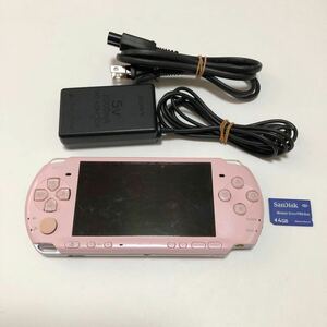 PSP 3000 本体 ブロッサムピンク 動作品