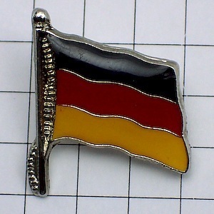 ピンバッジ・ドイツの国旗◆フランス限定ピンズ◆レアなヴィンテージものピンバッチ