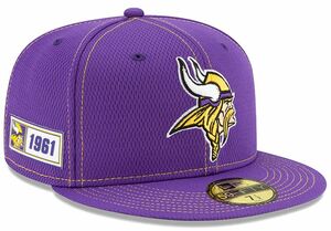 【7.1/8】 限定 100周年記念モデル NEWERA ニューエラ VIKINGS ミネソタ バイキングス 59Fifty キャップ 帽子 NFL アメフト 公式 USA正規品