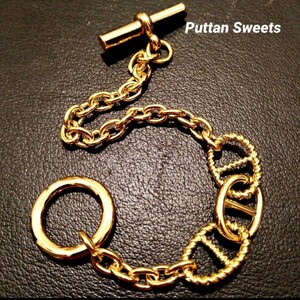 【Puttan Sweets】アンカーリンク3ピースブレスレット909
