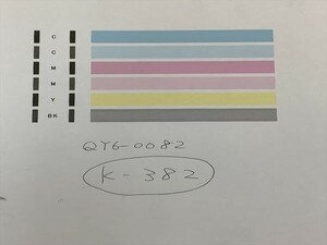 No.K382プリンターヘッド ジャンク QY6-0082 CANON キャノン 対応機種：MG5430/MG5530/MG5630/iP7230