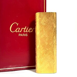 １円スタート Cartier カルティエ オーバル ゴールド ライター ガスライター 喫煙具 喫煙グッズ 箱付き　b9