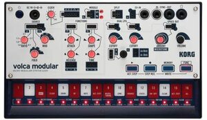 【中古】 KORG コルグ モジュラー シンセサイザー volca modular パッチング ケーブル付属 電池駆動