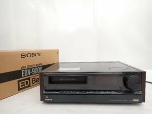 SONY ED ベータビデオデッキ EDV-9000 元箱付き ソニー ▽ 6DC87-54