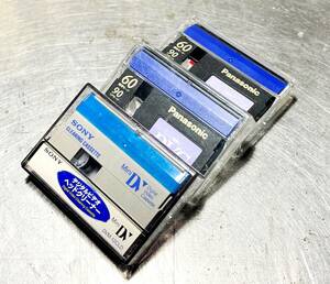 Panasonic パナソニック DVCデジタルビデオ カセットテープ ２本 クリーニングテープ１本