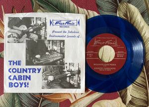 The Country Cabin Boys US Press 7inch Wounded Knee Polka Country Inst Swing ロカビリー