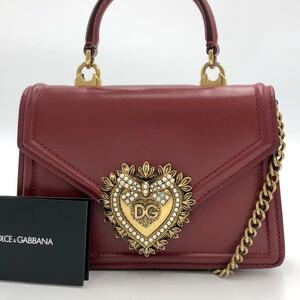 ［完売色　美品］DOLCE&GABBANA ドルチェアンドガッバーナ ドルガバ　DEVOTION ディボーション　ハンドバッグ　ショルダーバッグ