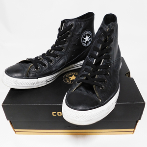 米国で購入 コンバース チャック テイラー オールスター モータージャケット 黒 US7.5 Converse Chuck Taylor ALL STAR Motor Jacket Hi