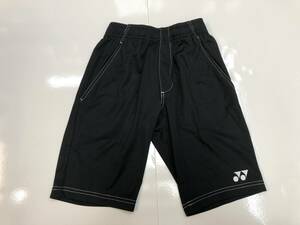 B166.40%off! YONEX 15047 007 SSサイズ ヨネックス ユニハーフパンツ（スリムフィットロング）ブラック