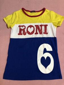 ロニィ 半袖Tシャツ サイズL 150センチ トップス 146～157センチ キッズ ジュニア 女の子 RONI