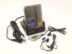 SONY WALKMAN WM-EX20 （ジャンク/現状品/動作未確認/外観程度良品) 専用充電器他付属品付