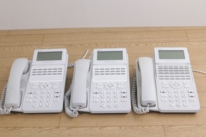 【NTT】αA1（A1-18STEL-1W）電話機３点セット 2016年製　現状品　管ざ6213