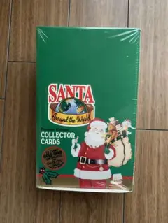 海外紙物　クリスマス　サンタクロース　トレーディングカード　箱丸ごと