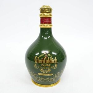 ☆ty1201-1405再 未開栓 訳あり Glenfiddich Pure Malt 18年 グレンフィディック ピュアモルト 750ml 43％(約1314g) 陶器ボトル 金キャップ