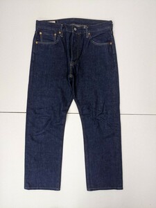 5．状態良好 リーバイス LEVI’S PREMIUN 501 BIGE 赤耳 ボタンフライ デニムジーンズ アメカジ W33L32 ネイビーy302