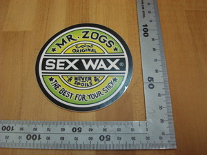 新品 SEX WAX CIRCLE STICKERS（セックスワックスサークルステッカー） 7.5cm グリーン③・・４