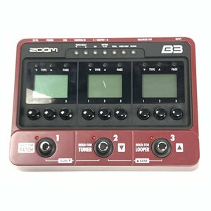 ZOOM ズーム B3 ベースフロアマルチエフェクター★簡易検査品